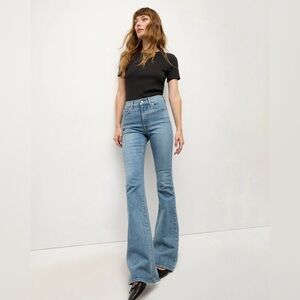 Veronica Beard Beverly Skinny-Flare Jeans